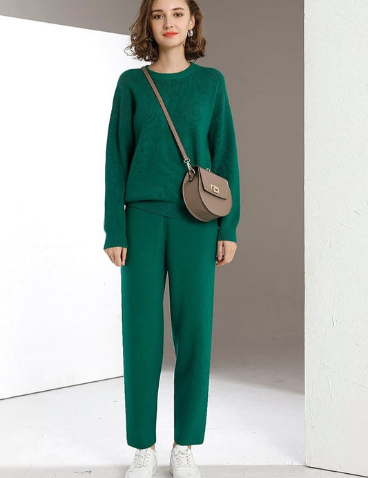 Darlene Knitted Set (Sweater/Pants)