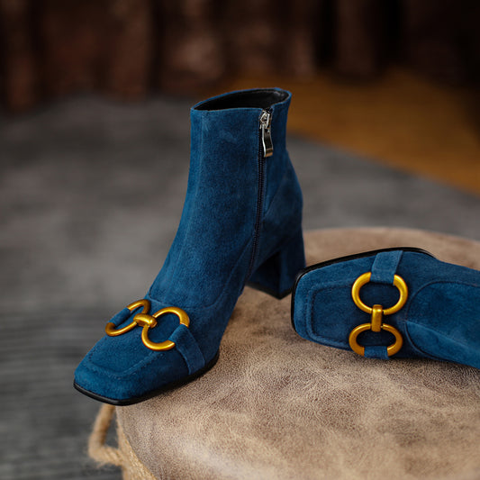 Susan Boots (Cow Suede)
