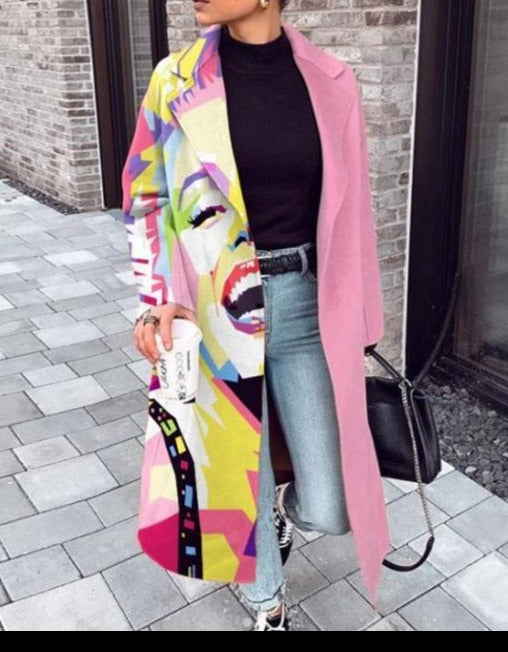 Face Oversize Overcoat