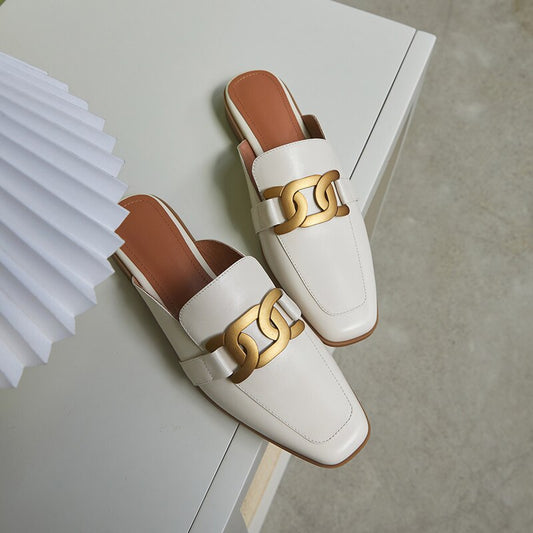 Helen Mules (Genuine Leather)